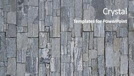  Presentation with rock wall - PPT layouts enhanced with build rock - stone wall may used background and a gray colored foreground