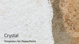  Presentation with rock wall - Colorful slide set enhanced with build rock - stone wall to use backdrop and a  colored foreground