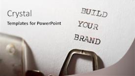  Presentation with build - Beautiful slides featuring build-your-brand-text-written backdrop and a white colored foreground