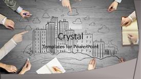  Presentation with build - PPT layouts having build your business team mixed media background and a light gray colored foreground