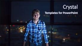  Presentation with construction documents - Audience pleasing slides consisting of buildernew - portrait of young male engineer backdrop and a wine colored foreground