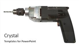  Presentation with drill - Amazing presentation theme having arbi - cosmic energy - big colorful backdrop and a black colored foreground.