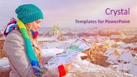  Presentation with cute - Audience pleasing presentation theme consisting of building and enjoying beautiful winter backdrop and a lemonade colored foreground