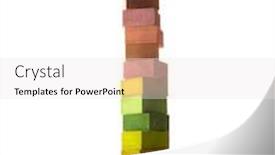  Presentation with wooden building blocks - Amazing PPT layouts having building-blocks-a-tower backdrop and a white colored foreground