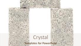  Presentation with building blocks - Audience pleasing PPT theme consisting of pretty little girl is daydreaming backdrop and a light gray colored foreground