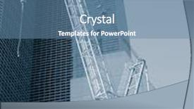  Presentation with building construction - Amazing slide deck having luxury apartments new york - building construction of a huge backdrop and a teal colored foreground