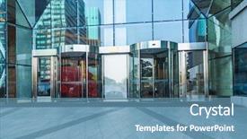  Presentation with china dishwashing - Theme having mart - building entrance shanghai china background and a teal colored foreground