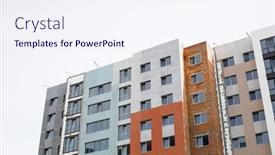 Presentation with thermal energy - PPT layouts enhanced with building-external-wall-thermal-insulation background and a sky blue colored foreground