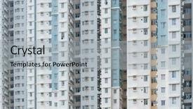  Presentation with building a house - PPT layouts consisting of building facade in hong kong background and a  colored foreground