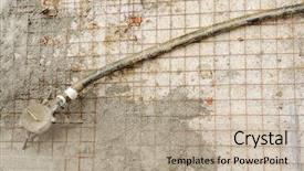  Presentation with building foundation - Presentation theme consisting of brain - mind geometry series backdrop background and a ocean colored foreground