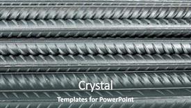  Presentation with building foundation - Slides enhanced with building foundation - reinforcing bar background and a dark gray colored foreground