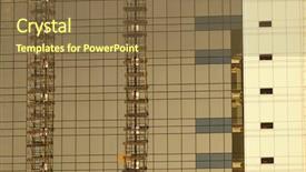  Presentation with building - Colorful PPT layouts enhanced with building in sunset gurgaon haryana backdrop and a  colored foreground