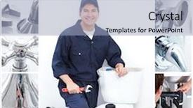  Presentation with plumber - Cool new presentation theme with sign i love you dad on the sandy beach - happy fathers day background backdrop and a light gray colored foreground