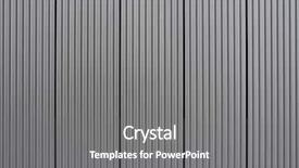  Presentation with aluminium seamless metal texture - Cool new PPT theme with building material - grey metal texture perfect backdrop and a gray colored foreground
