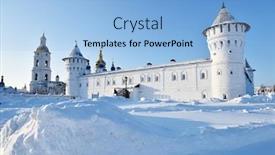  Presentation with russia - PPT theme with building of gostiny dvor in tobolsk russia in a winter day built in 1703-1708 by sergey remezov it is the federal listed architecture monument background and a light blue colored foreground