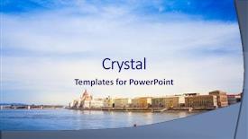  Presentation with parliament - Presentation consisting of building of parliament in budapest hungary europe background and a sky blue colored foreground