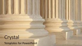  Presentation with supreme court - PPT theme with us supreme court architecture detail background and a coral colored foreground