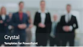  Presentation with team building - Audience pleasing presentation theme consisting of building products - diversity business people meeting team backdrop and a tawny brown colored foreground