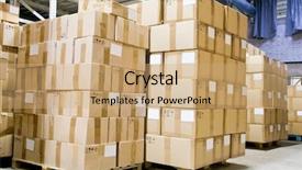  Presentation with cardboard - Beautiful theme featuring building products - rack stack arrangement of cardboard backdrop and a coral colored foreground