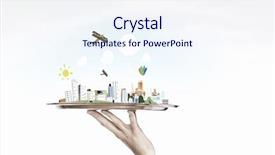  Presentation with real estate tax - Colorful PPT layouts enhanced with building service - presentation of real estate project backdrop and a  colored foreground