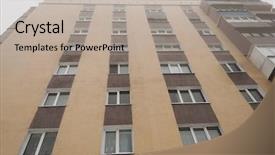  Presentation with stripe - Colorful slides enhanced with building shot from the bottom backdrop and a light gray colored foreground