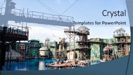  Presentation with singapore - Cool new slides with building show in singapore universal backdrop and a light blue colored foreground