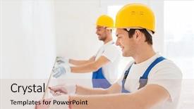  Presentation with measurement - Theme enhanced with  background and a  colored foreground