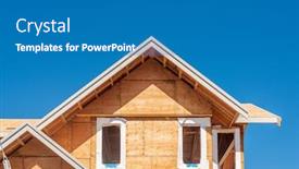  Presentation with vancouver - Cool new PPT theme with building-under-construction-in-vancouver backdrop and a teal colored foreground