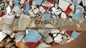  Presentation with waste - Amazing PPT layouts having building wastes close-up backdrop and a  colored foreground