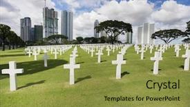  Presentation with american history - Slide deck consisting of buildings in background manila philippine background and a gold colored foreground