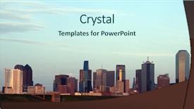  Presentation with texas - Amazing slides having buildings in the dallas texas backdrop and a  colored foreground