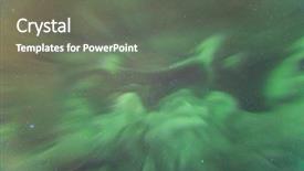  Presentation with aurora borealis - PPT layouts enhanced with builidng - northern light aurora borealis background and a gray colored foreground