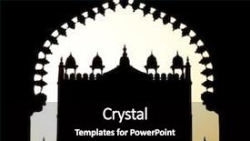  Presentation with mughal - Beautiful theme featuring built by the great mughal backdrop and a black colored foreground