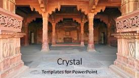  Presentation with history akbar - Amazing slide deck having built by the great mughal backdrop and a light gray colored foreground