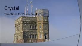  Presentation with newfoundland - Beautiful slides featuring built in 1897 on signal backdrop and a ocean colored foreground