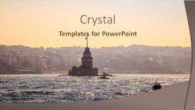  Presentation with strait - PPT theme featuring built in the middle of the bosporus strait the maidens tower or kiz kulesi is one of the most recognizable landmarks in istanbul tower also known as leander tower turkey background and a lemonade colored foreground