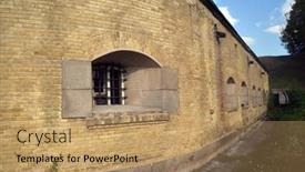  Presentation with 19th century - Cool new slides with kiev fortress in kiev ukraine backdrop and a coral colored foreground