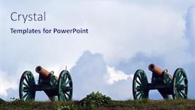  Presentation with 19th century - Beautiful slides featuring empire in the 19th century backdrop and a sky blue colored foreground