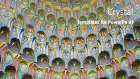  Presentation with uzbekistan - Audience pleasing theme consisting of bukhara-uzbekistan-march-16-2015 backdrop and a coral colored foreground