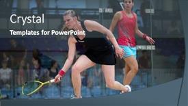  Presentation with blue line - 