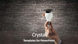  Presentation with audit business compliance concept - Beautiful presentation theme featuring bulb capping - concept of business education backdrop and a  colored foreground