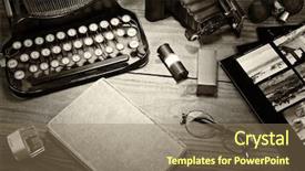  Presentation with camera film - Colorful theme enhanced with bulbs contact prints and book backdrop and a coral colored foreground