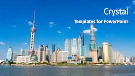  Presentation with shanghai - Beautiful slides featuring travel - insurance claim form destination policy backdrop and a light gray colored foreground.