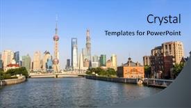  Presentation with shanghai - Beautiful slide set featuring indian hindu light festival call backdrop and a wine colored foreground