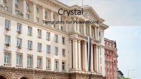  Presentation with history bulgaria - Cool new presentation design with bulgarian flag in sofia city backdrop and a coral colored foreground