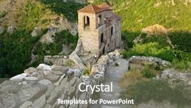  Presentation with history bulgaria - Presentation theme enhanced with bulgarian history - church of holy virgin background and a gray colored foreground