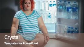  Presentation with refrigerator - Amazing slides having bulimia - photo at night of overweight backdrop and a violet colored foreground