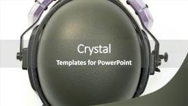  Presentation with burden of proof legal law - Cool new slide set with bullet-proof helmet backdrop and a gray colored foreground