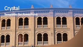 Presentation with granada - Presentation featuring bullfight - bullfighting corrida arena in granada background and a  colored foreground