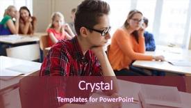  Presentation with school bullying - Slide deck consisting of bullying and people concept - student background and a tawny brown colored foreground